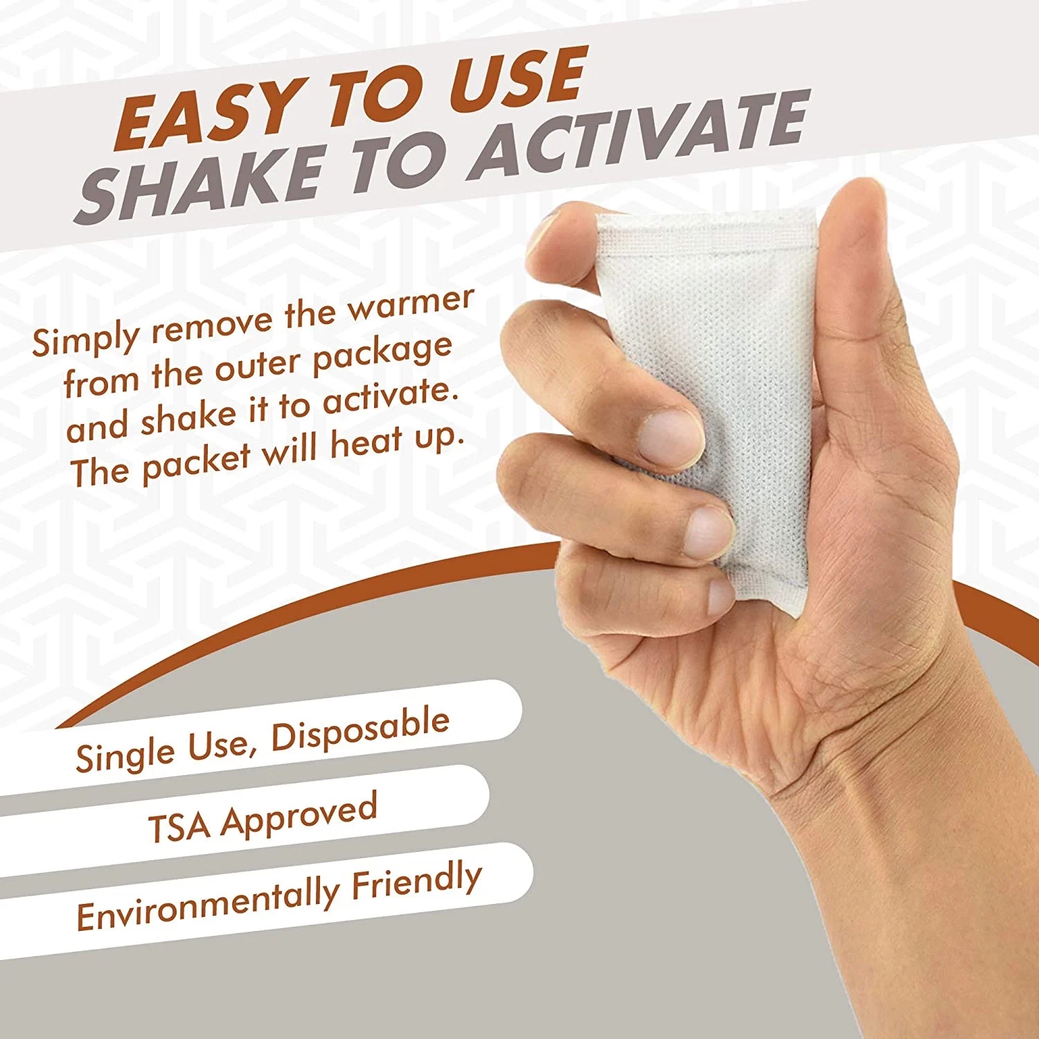 Disposable Heating Pads Warmer Pack Air Activated Heat Patch Portable Hand Warmers