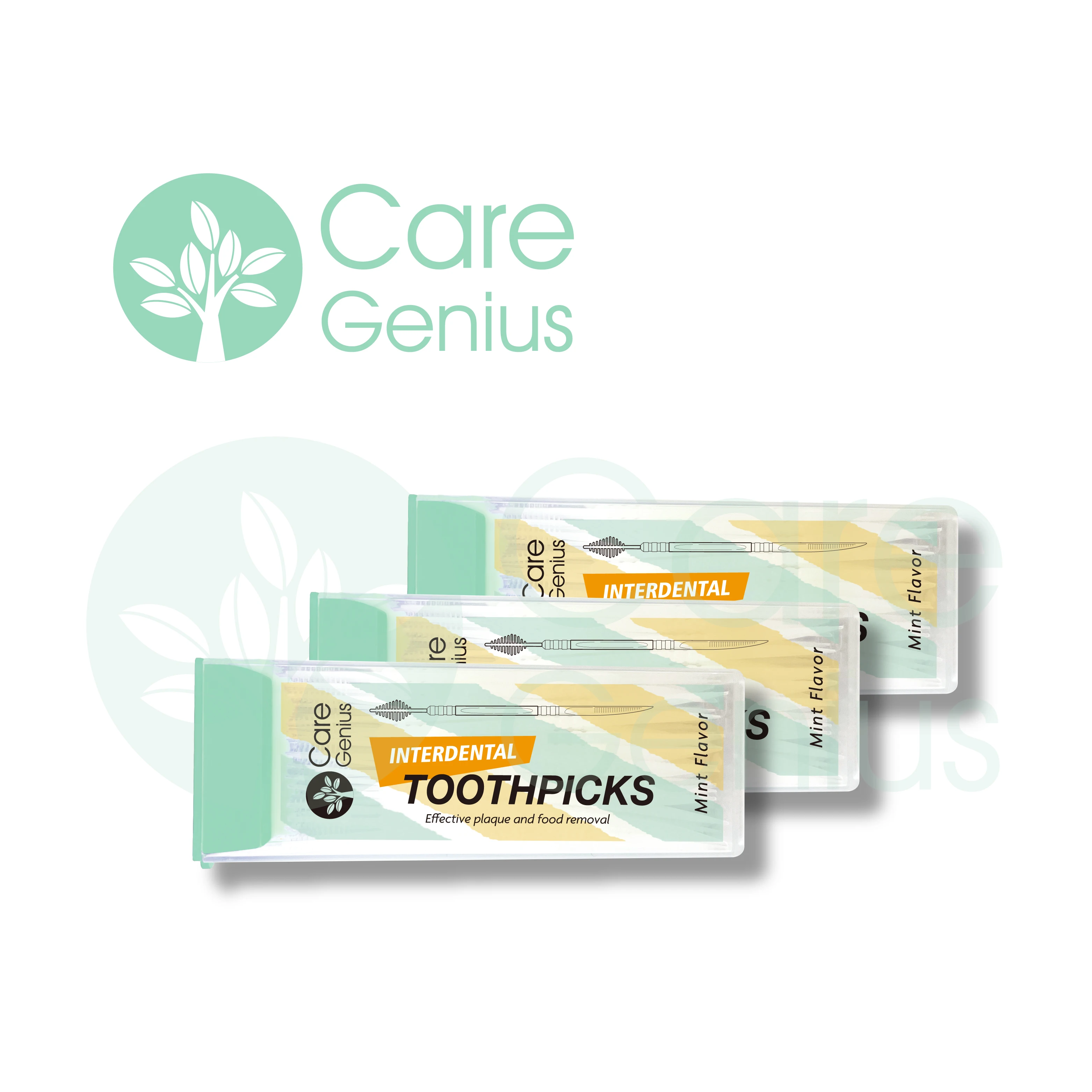 Mint Interdental toothpicks