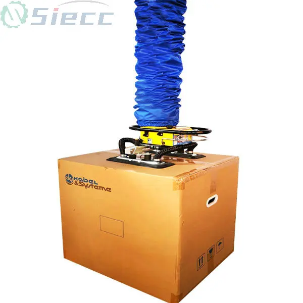 column mounted jib crane bulk bag suction cup vacuum tube lifter with 360 degree rotation