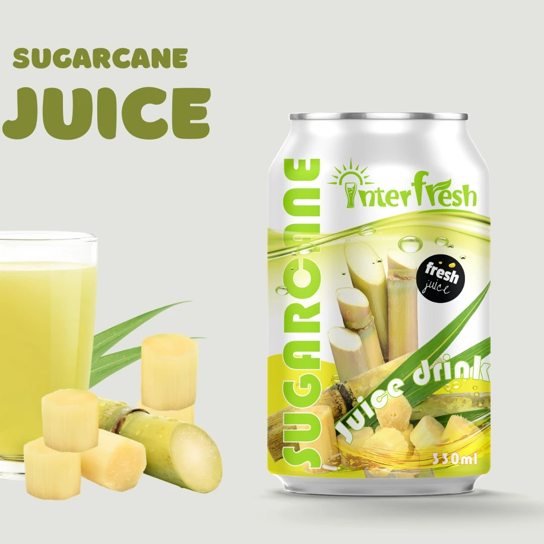 Vietnam Interfresh brand Calamansi sugar cane 330ml from fresh sugar cane ready to ship wholesale factory price