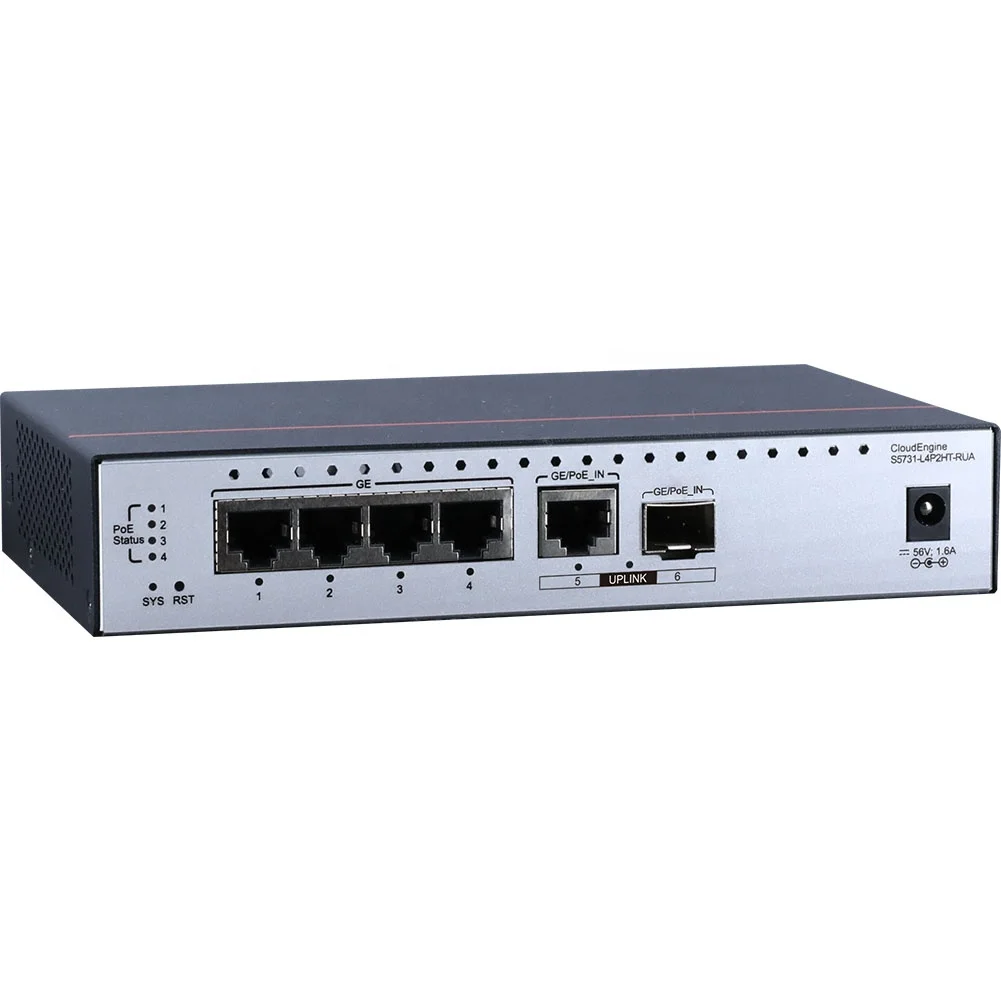 98011777 4 Ethernet ports PoE++ Switch 5731-L4P2HT-RUA wireless network switch of best price