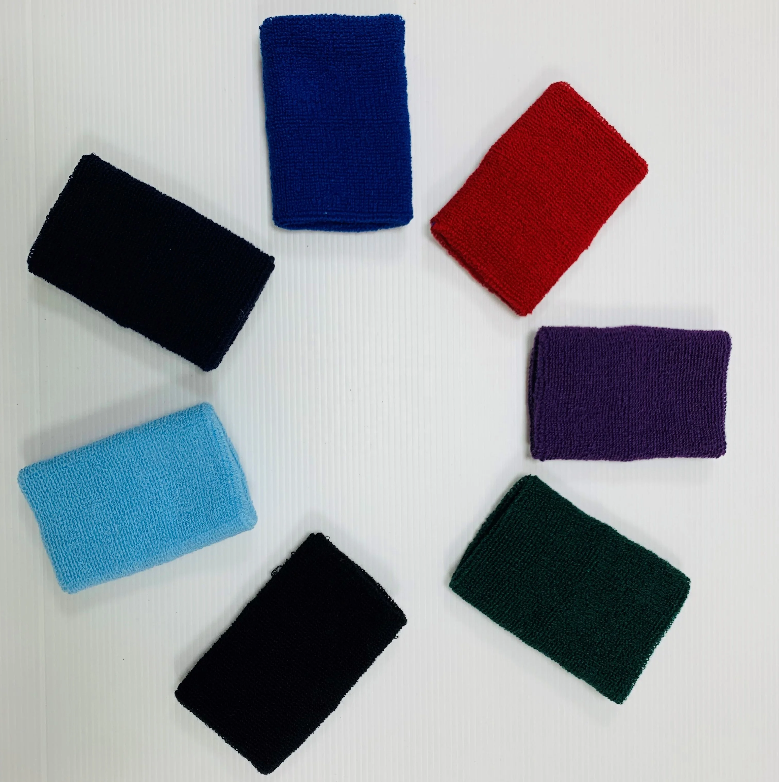 Профессиональный Спортивный хлопковый махровый тканевый поглощающий пот Браслет повязка для бейсбола баскетбола и тенниса