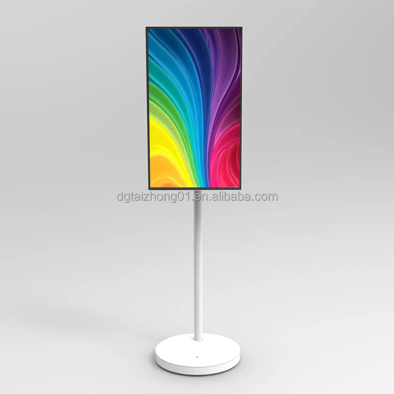 32 Inch 1080p Follow By Me Movable Display Touch Screen Monitor Floor Standing Android Wireless Portable Smart Tv For Home