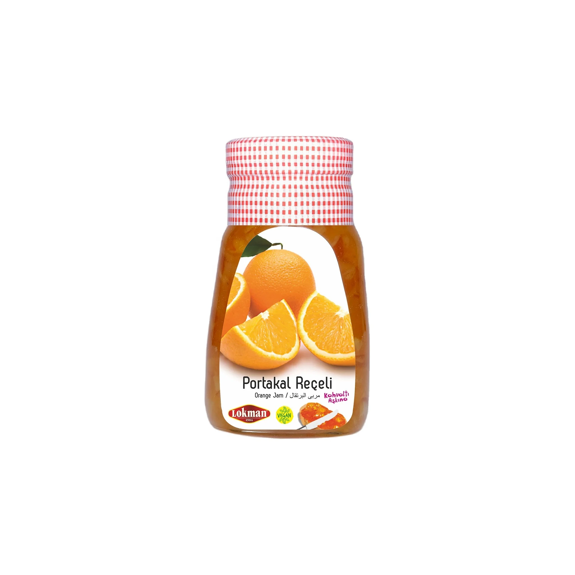 TOP QUALITY ORGANIC 1800 gr Glass Of Jar Packaging , 35% - 45% Fruit Rate Sweet Orange Jam