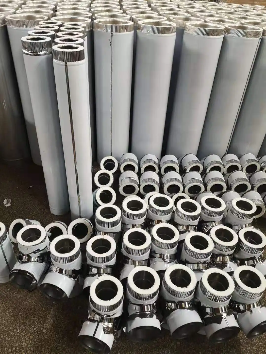 Двухстенные трубы дымохода для выхлопных газов дровяной