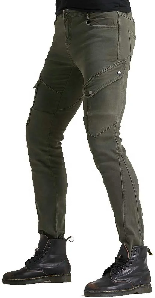 
OEM Custom Women Motorcycle Riding Jeans Protective Pants Knight Hockey Biker Armor Motorcycle Denim Jeans Pants with Protectors 