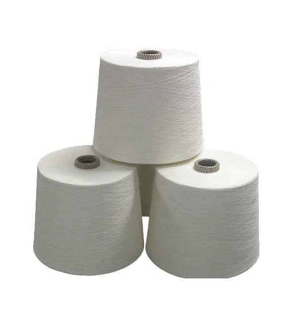 Direct mill Sale Nm Ne 10s 20s 24s 30s 34s 40s Raw White 100% combed compact Cotton ring spun Yarn For Knitting And Weaving