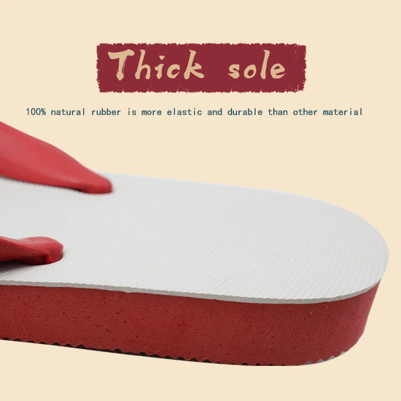 Unisex Ultra Premium 100% Natural Rubber Flip Flops from Thailand: Durable Summer Sports Slippers for Men