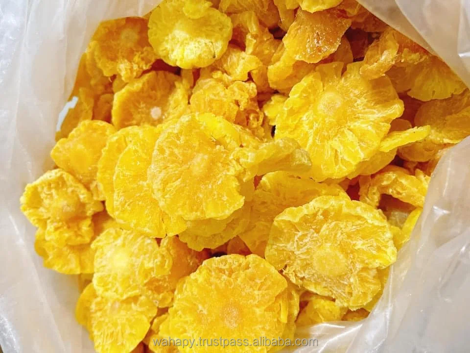 Упаковка сушеных фруктов, кольцо из ананаса с низким содержанием сахара от фруктов, Вьетнам
