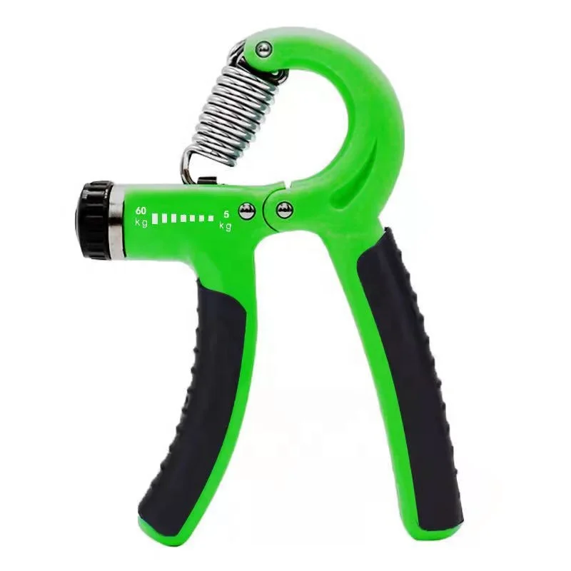 Fitness adjustable hand grip strengthener for finger forearm
