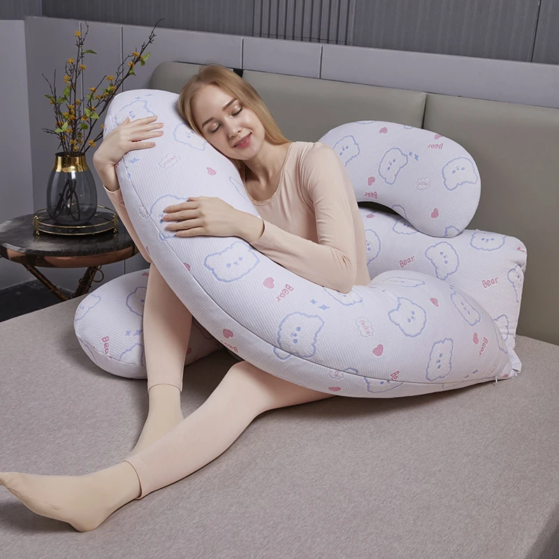 High Quality Low Price Maternity Pillow Body Pregnancy Pillow Memory Foam Pregnancy Belly Support