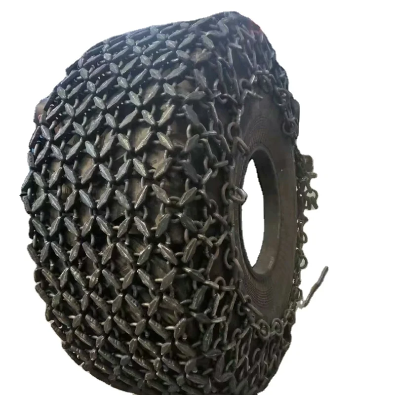 Komatsu WA500-8 wheel loaders tyre protection chain 23.5R25 tire protective chain