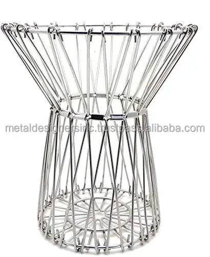 Multipurpose Stainless Steel Folding Fruit and Vegetable Basket for Kitchen/Dining Table/Home with 8 folding shapes basket