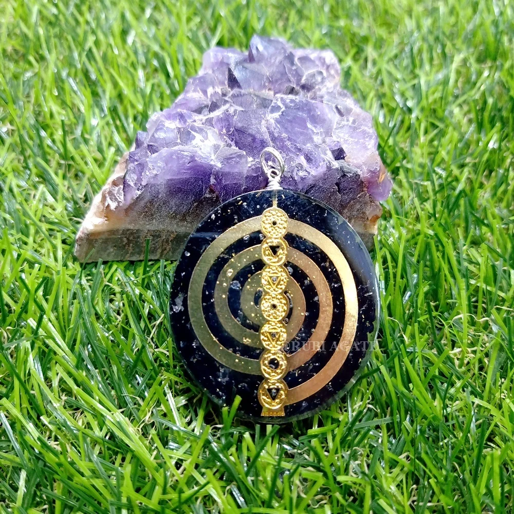 Гранат чакра ОРГОН кулон спокойствие страсть лечение камень рейки хрустальное ожерелье