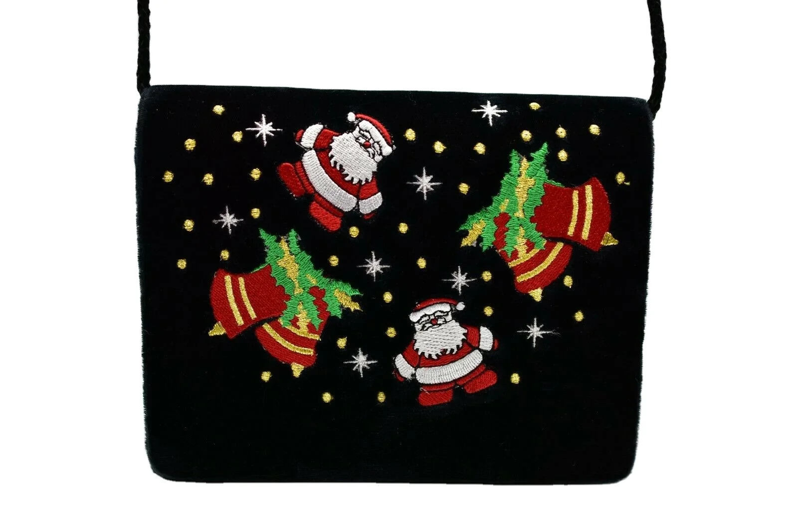 Velvet Custom Christmas Pouch Fully Known & Wholly Loved CLUTCH Bag Pink Embroidery Wallet Ladies Makeup Hand Bag Coin Purse