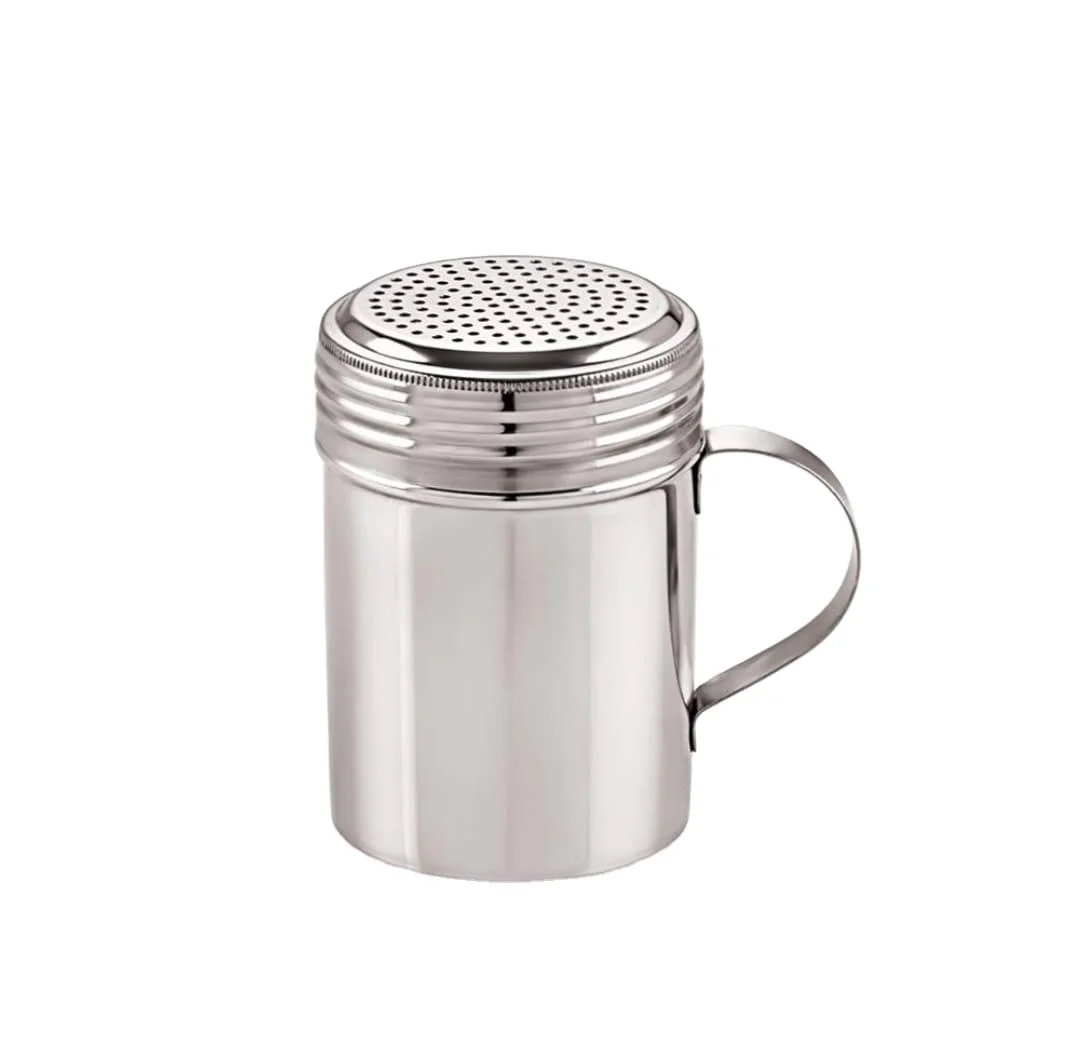 Stainless Steel Seasoning Shaker Bottle Salt And Pepper Seasoning Jar Tin with handle  available in cheap price