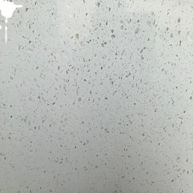 wholesale price polished surface regal white engineered quartz artificial slab by Indian manufacturer  natural stone