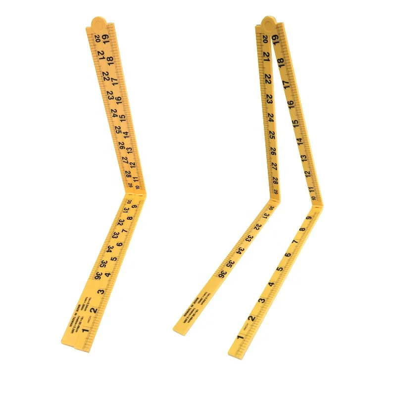 Folding Meter Stick, Meter Stick, Meter in Inches, Centimeters, Millimeters and Meters, Fold-able Ruler, Measurement,, 1 Meter