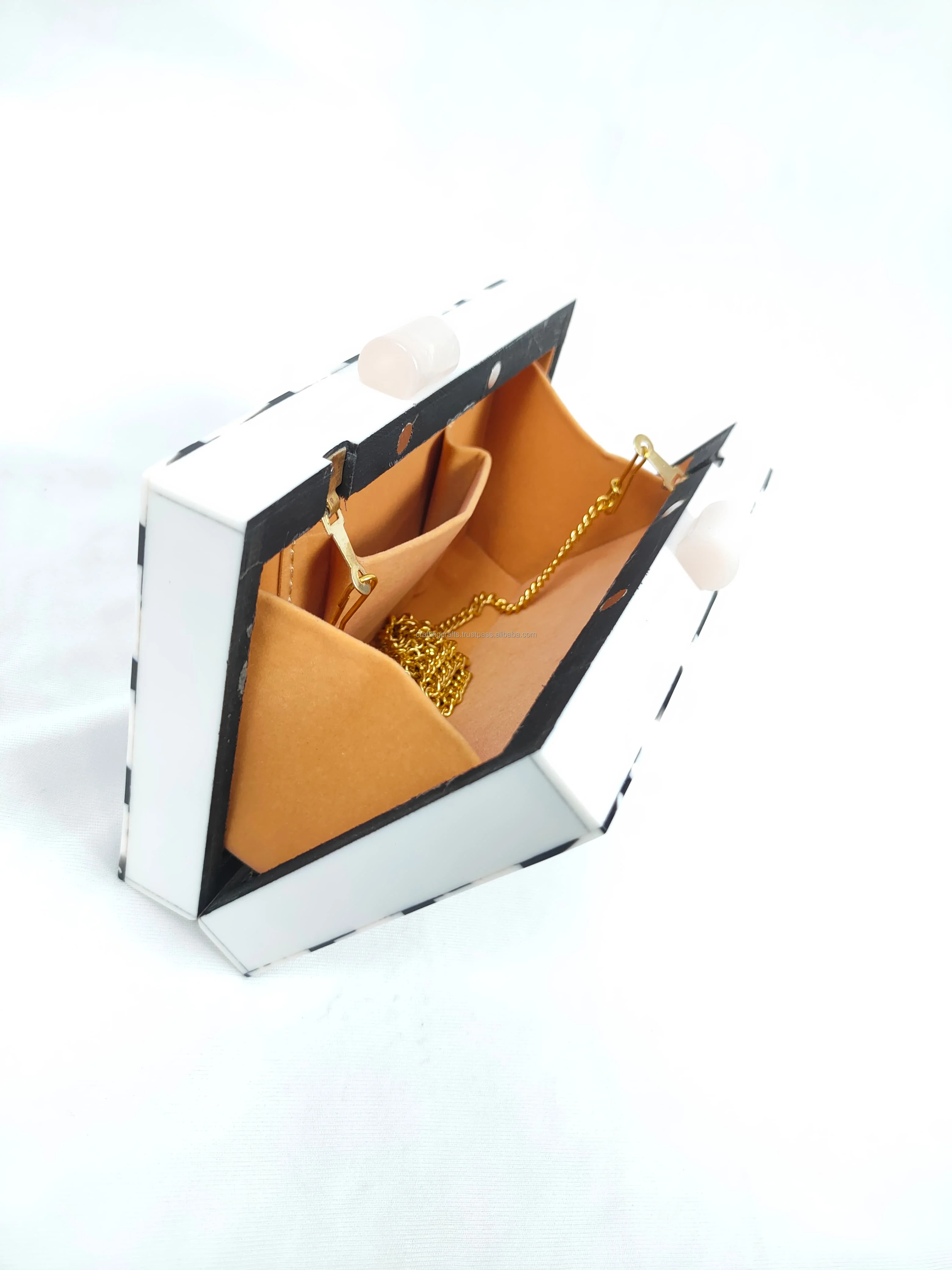 Clutch Bag Evening Bags Handmade Resin Box Clutch for Evenings & Weddings for Sale in Bulk From India