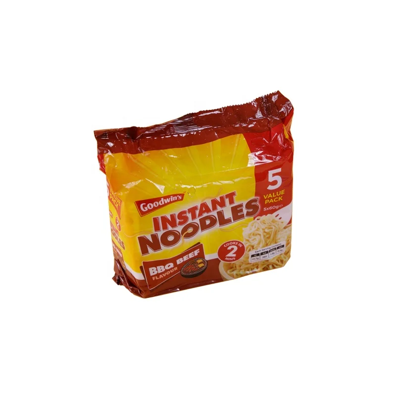 Top food bag packaging crispy fried noodles packet noodle ramen