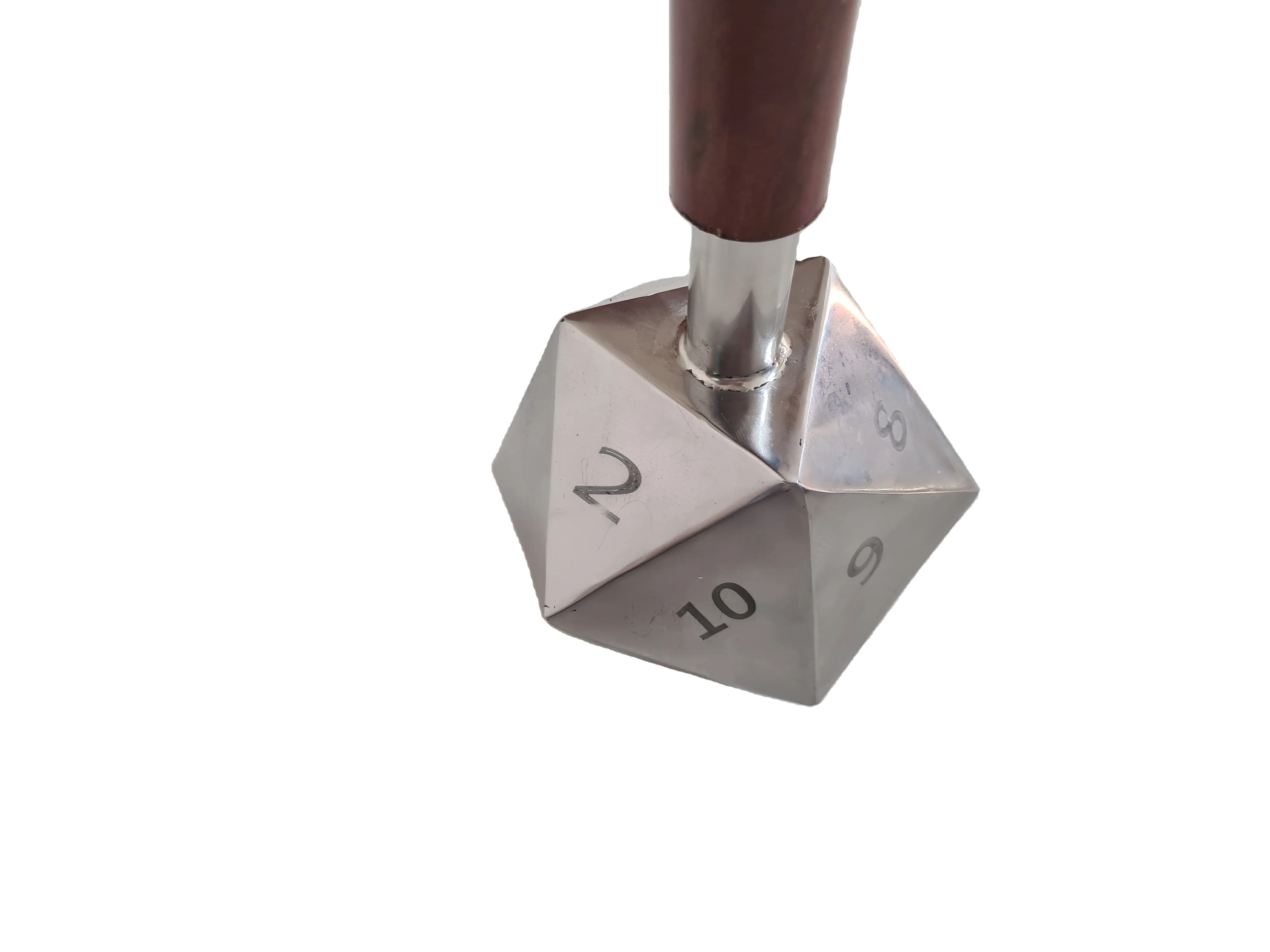 Stainless Steel 20 Dimensions Mace With Wooden Handle ( Old Age Style Mace) Vikings Style Mace