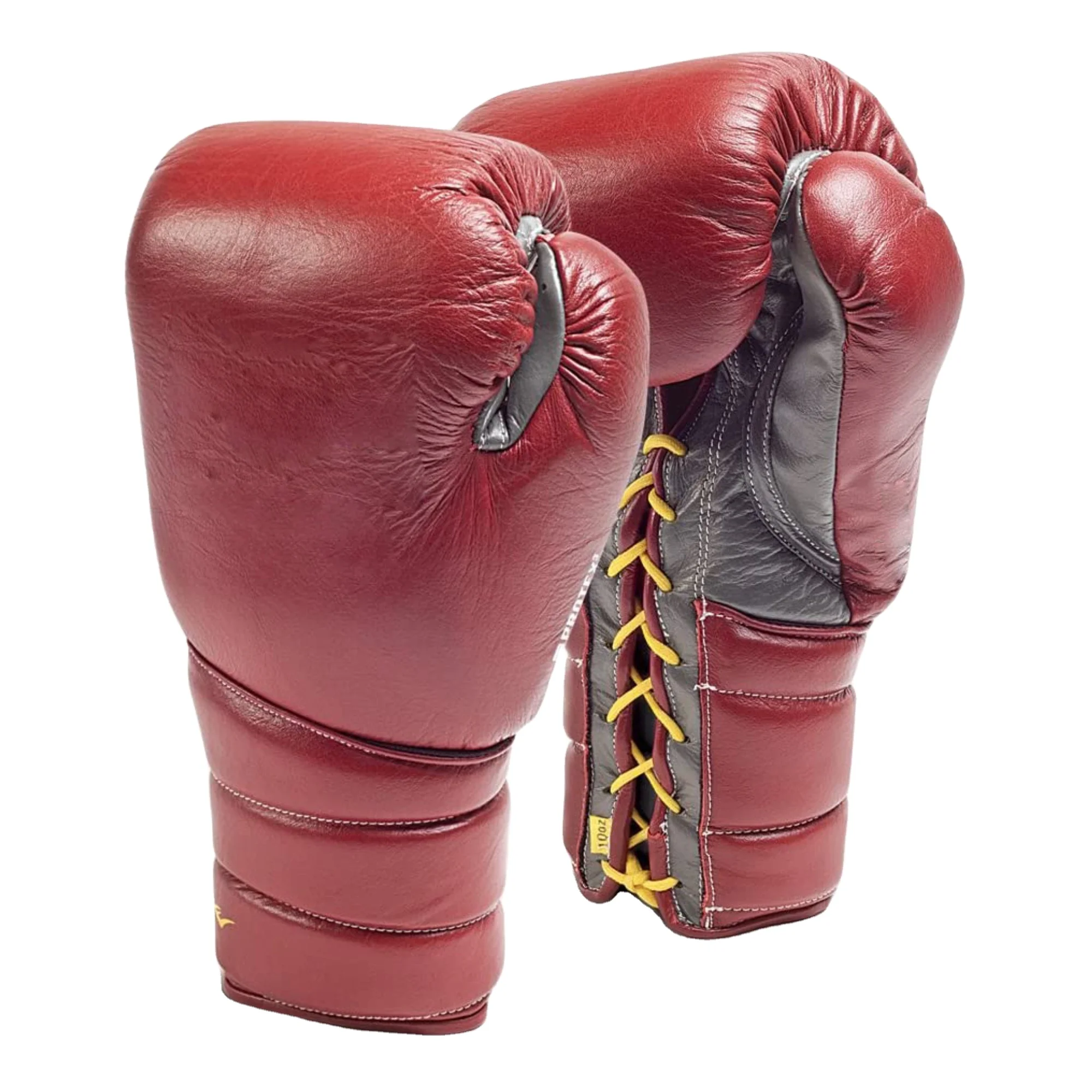 Boxing Gloves Custom Logo Printing Professional Real Leather Lace Up Boxing Gloves for Adults boxing gloves custom logo