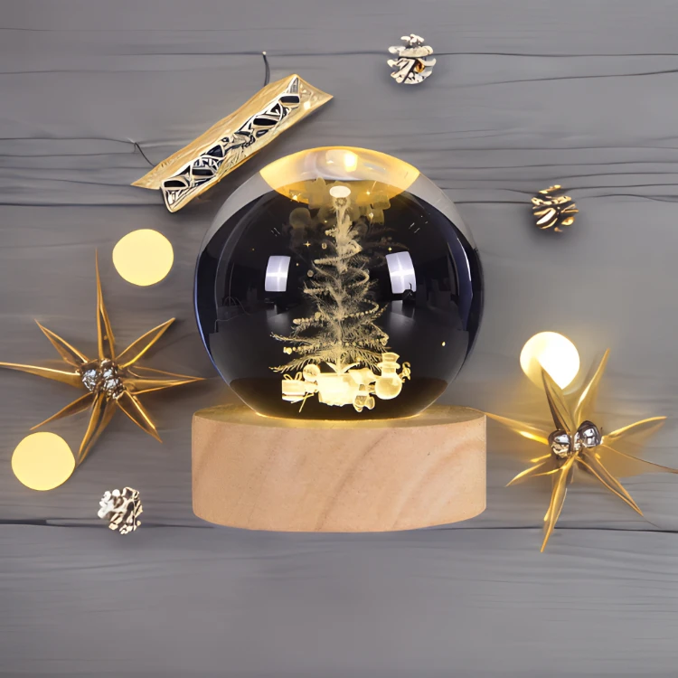 Creative Crystal Ball Desktop Night Light Led Crystal Ball Lamp Table Lamp Night Light Decoration Cute Night Light