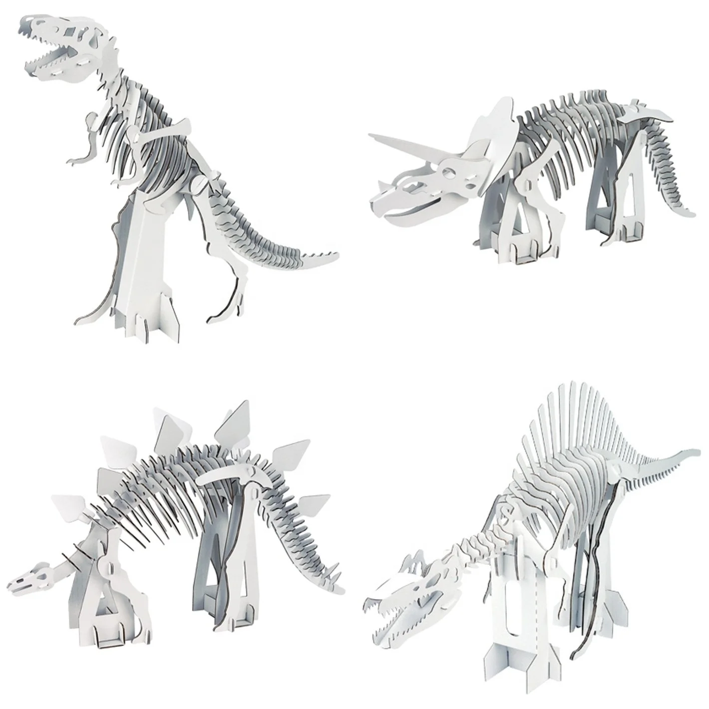 Made in Japan Carton Craft of Dinosaur for Kids Single Pack Paper Craft for Small Child Best Selling Products 2024 Wholesale