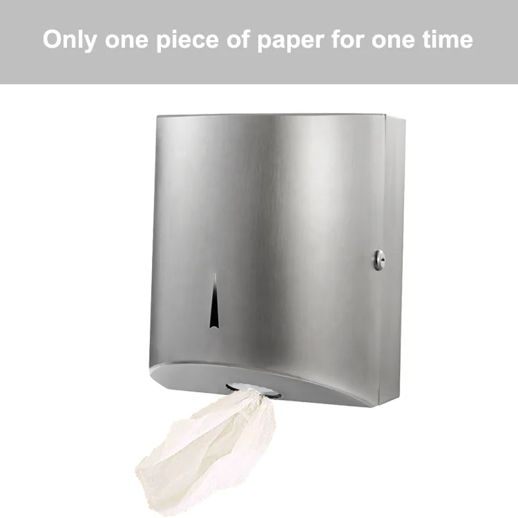 Stainless Steel Center Pull Paper Towel Dispenser Wet Wipes Dispenser for Bathroom Kitchen Commercial Use  Hand Towel Dispenser
