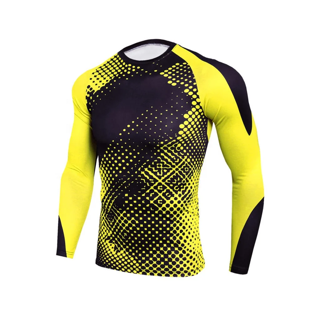 Rashguard Bjj Plain Sublimated rash guard Customize Design UV protection rashguard Long SleeveAnti Uv