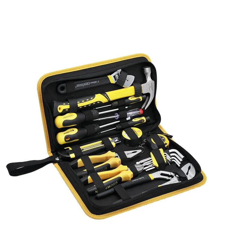 CROWNMAN Tool Set House and Working Use 22PCS Combination Car Repair Hand Tools Set