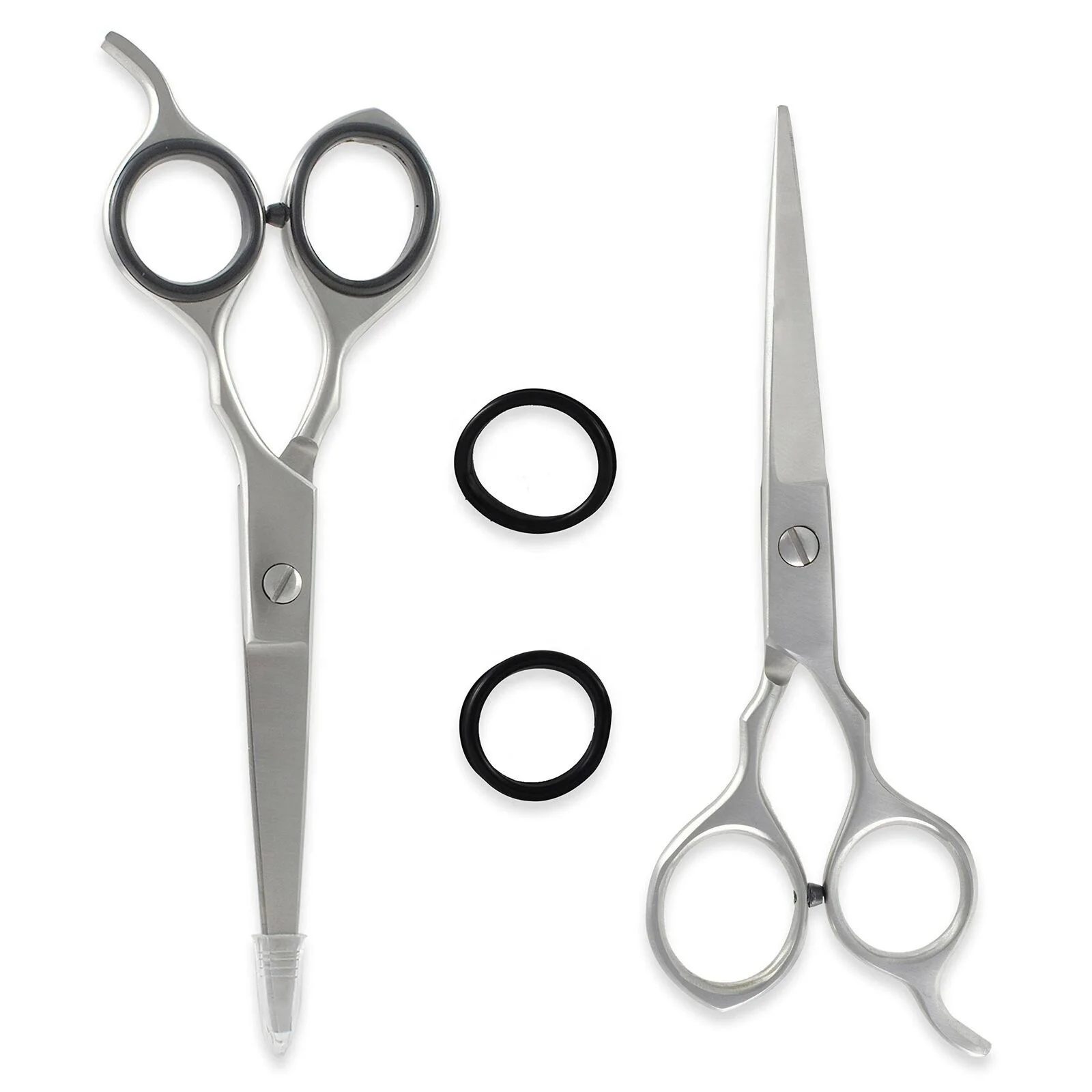 Ножницы для стрижки волос с титановым покрытием ножницы серебряные Профессиональные парикмахерские J2 японская нержавеющая сталь