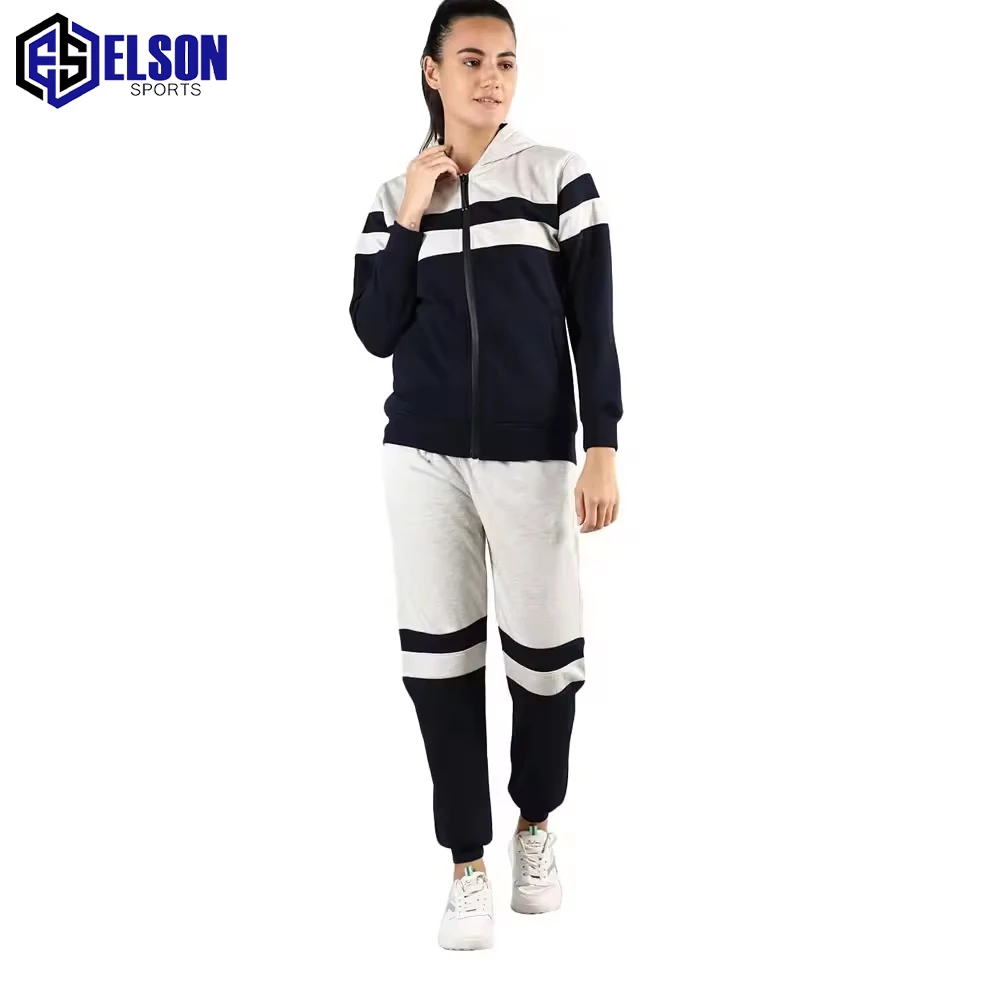 2024 Top Best Selling Products High Quality Custom Logo Women Sweat suit 2 Piece Hoodie And Jogger Sweat Suit For Women