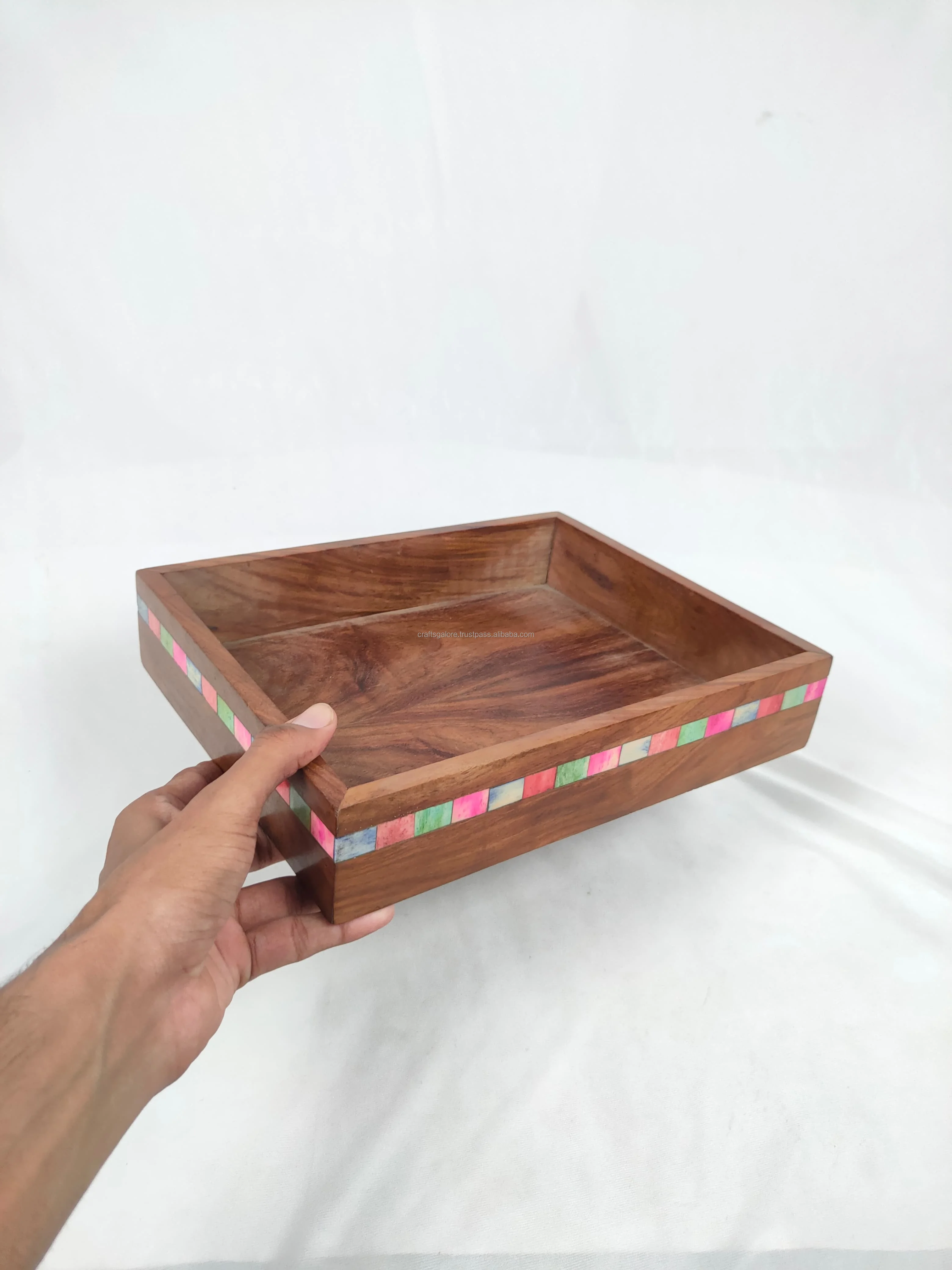Tray/wooden serving tray online in India Wooden trays most versatile item in your kitchen to elevate dining experience.