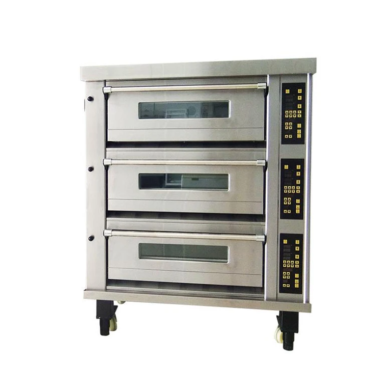 Customize Prices Electric Big Gas Pizza Cake Kitchen Industrial Home Commercial Equipment Deck Bread Bakery Baking Oven