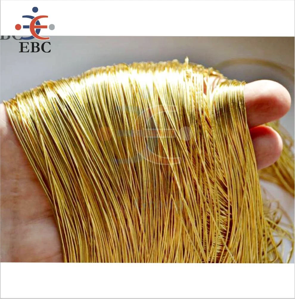 French Bullion Wire Embroidery Thread Metal Gold And Silver Wire Diameter 1.0mm Round Embroidery Material