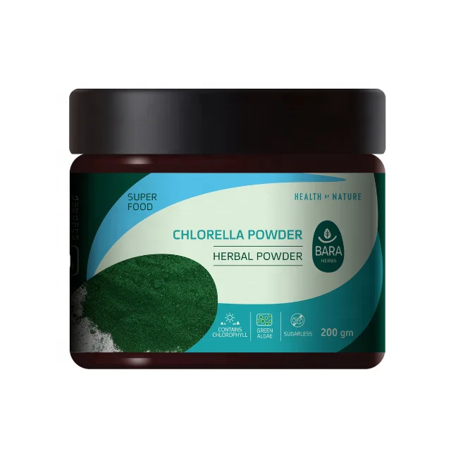 
Queen of Algae Sugarless Chlorella Powder OEM 200 Gram Excellent for Vegetarians Vegas and Unbalanced Diet 
