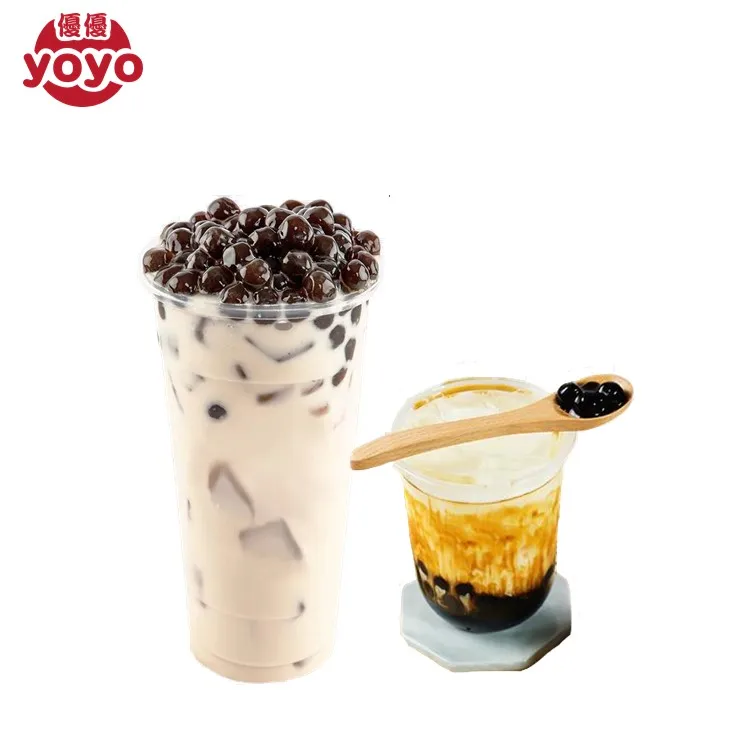 Тайваньский Boba 2 3 мм жемчуг Tapioca из коричневого сахара для пузырькового чая