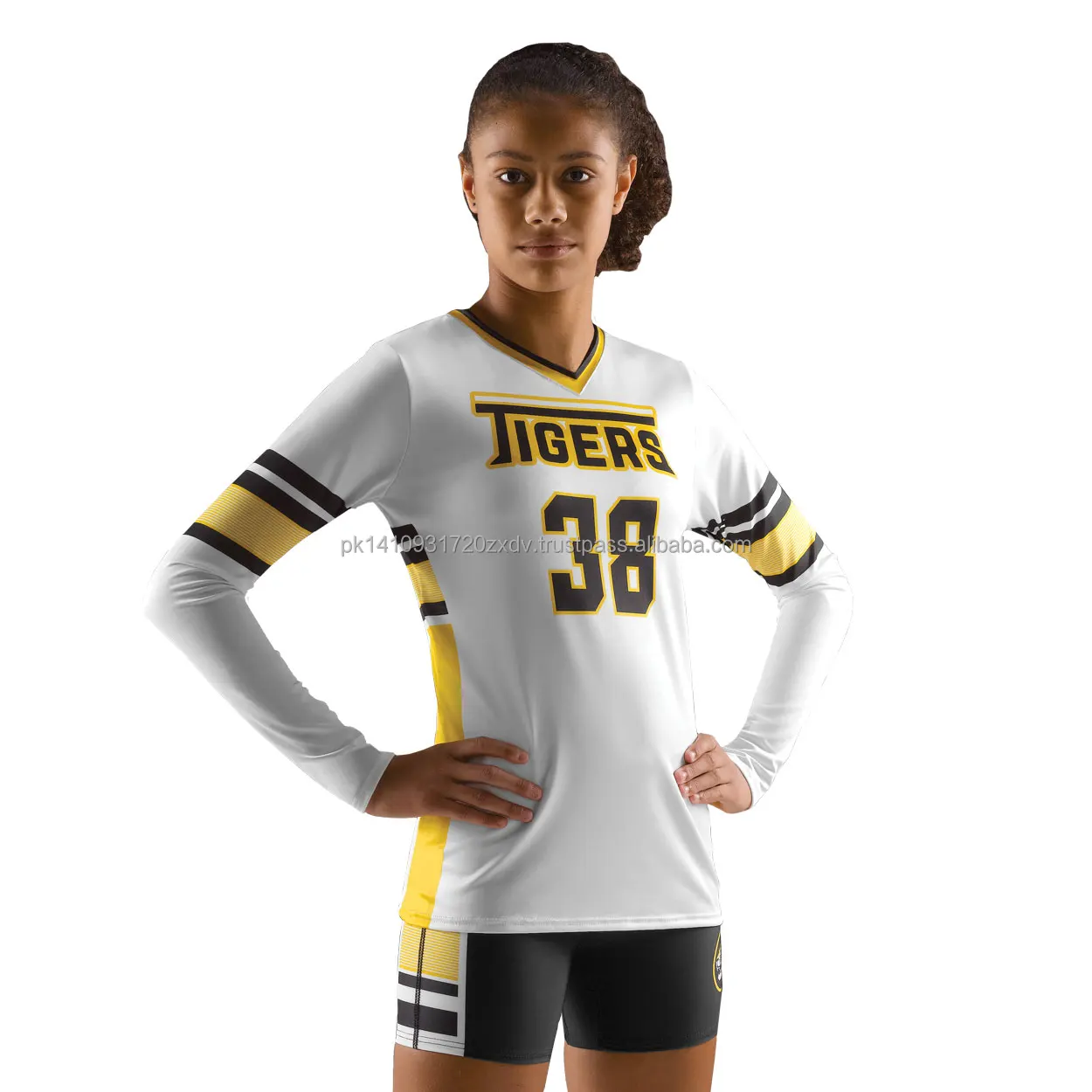 
2021 custom Wholesale sportswear volleyball uniform designs custom volleyball uniform logo designs for women 