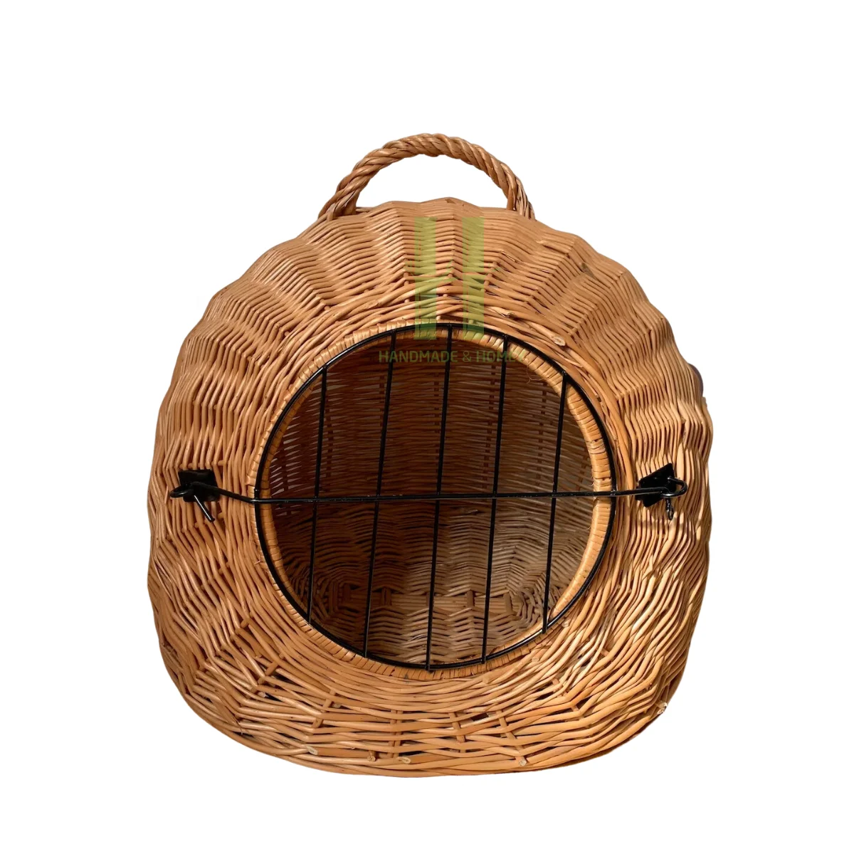 Cute Cat Pet Bed Cat Basket Nest Durable Rattan Cat Carrier for Travel Variety of Color and Dimension OEM Design in Vietnam