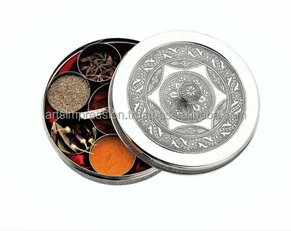 Multiple Wooden Box Design Kitchenware  Top 2023 Design And Shaped Nine Cups Design Wooden Spicy Box