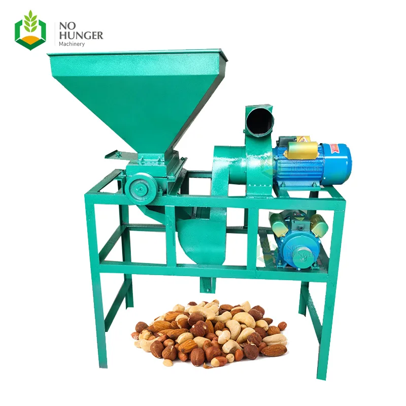 Коммерческая Автоматическая лущильная машина для орехов миндаля