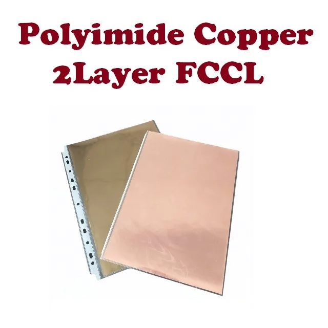  Полиимидный тонкий лист FCCL типа «распылитель»-односторонний с меди 6um для тонких линий FPC и жесткого гибкого