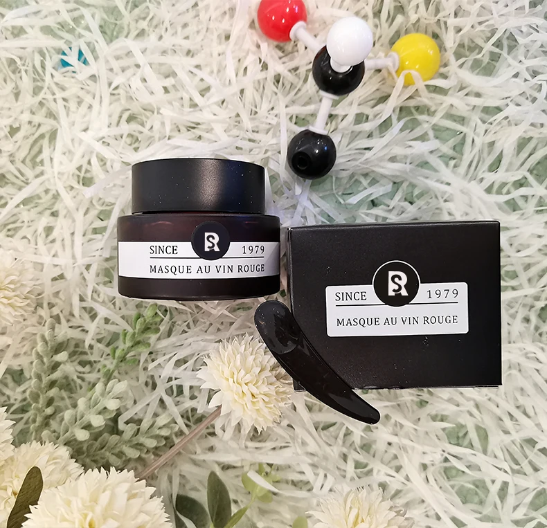 Private Label Skin Rejuvenate Red Wine Sleeping Clay Mask With Collagen Deep Nourishing And Anti Wrinkle