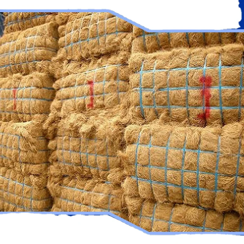 Indonesia Java Golden Brown Coconut Coir Fiber long Natural Home Decoration Coconut Fiber in bulk
