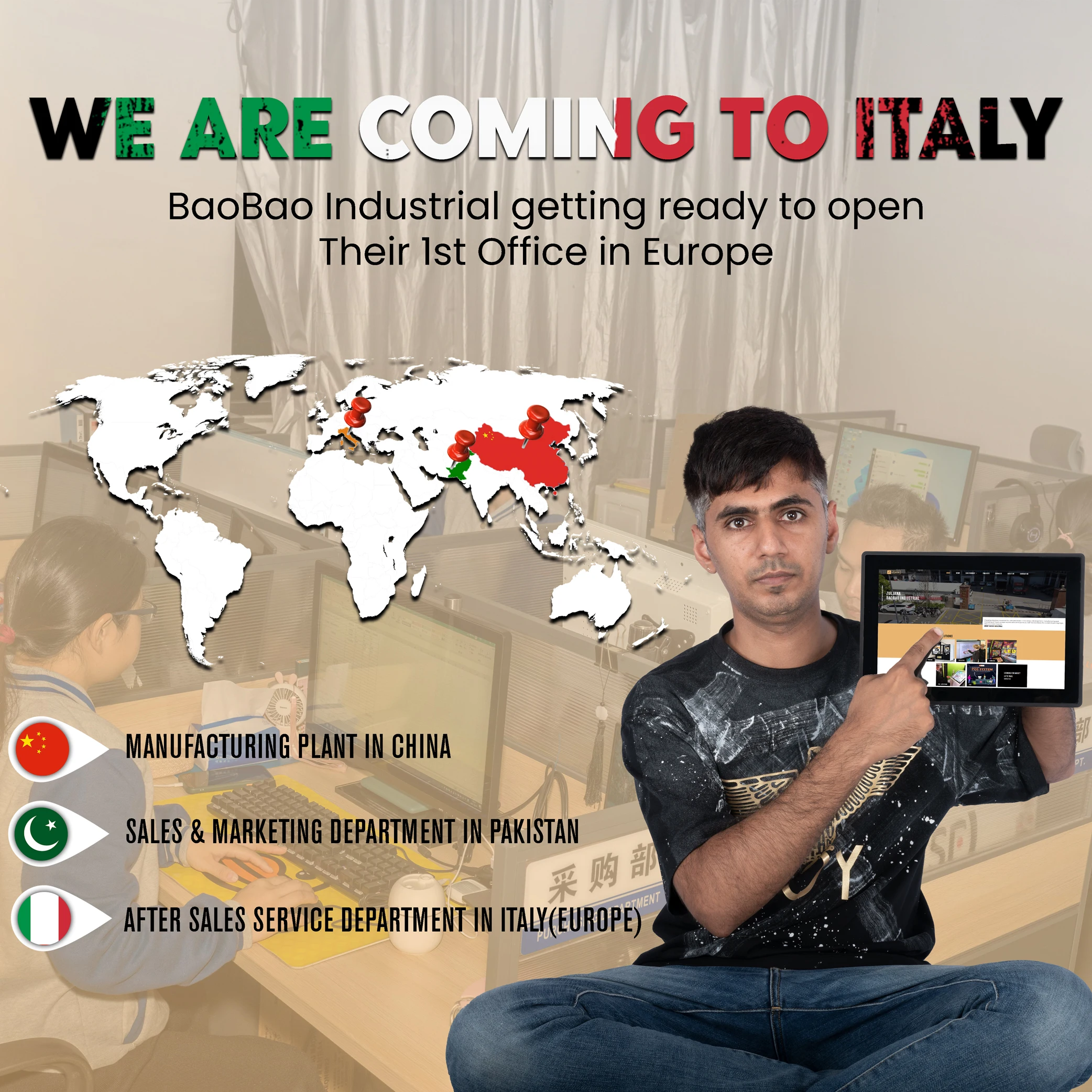 15.6 Inch Android Industrial All In One Embedded Touch Screen Panel PC  Fan-Less