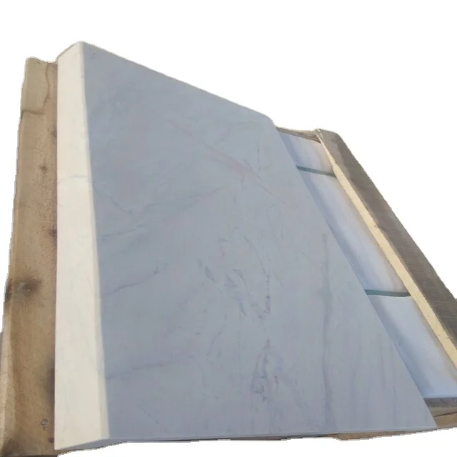 Vietnam style milk white cloud marble stone modern design  60Rx40x2cm & 60x 6 x3cm