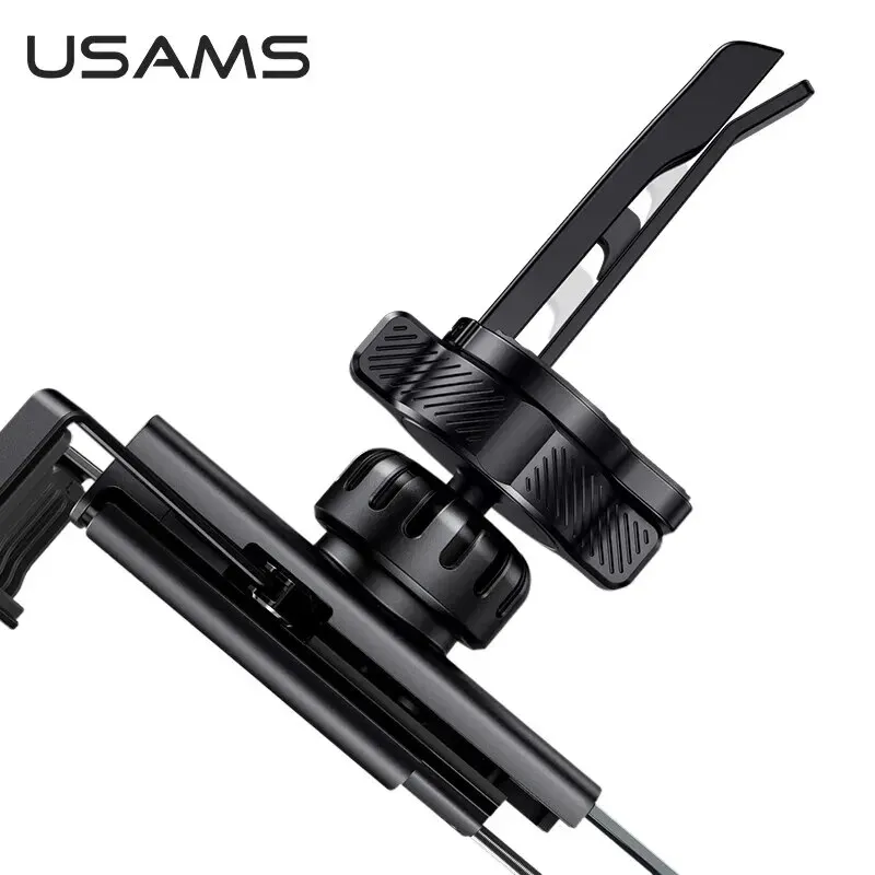USAMS ZJ058 Retractable Gravity Car Holder Clip Type Air Vent 4.7-7 Inches Mobile Phones Stable Mechanism Invisible Arms