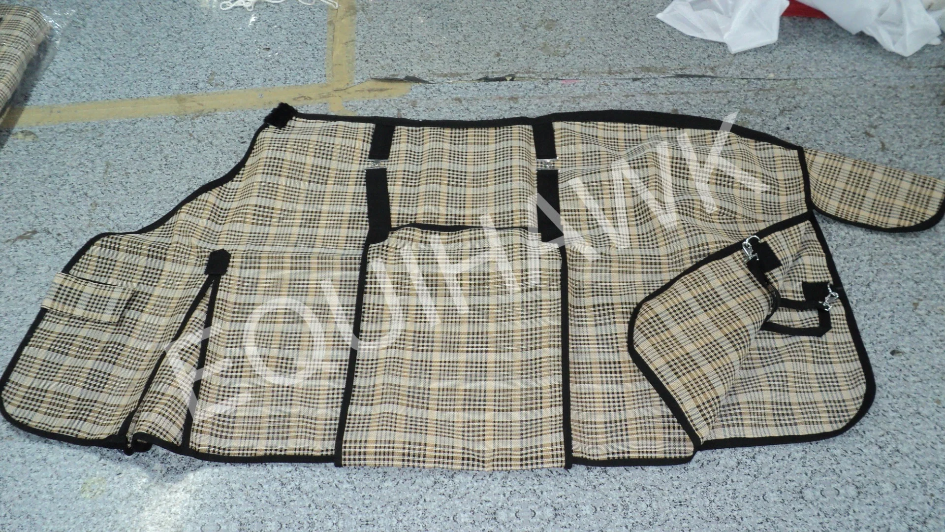 OEM SUMMER PU NET COMBO HORSE RUG CUSTOM DESIGN PU NET MESH COMBO HORSE RUG WITH DETACHABLE NECK AND SURCINGLES