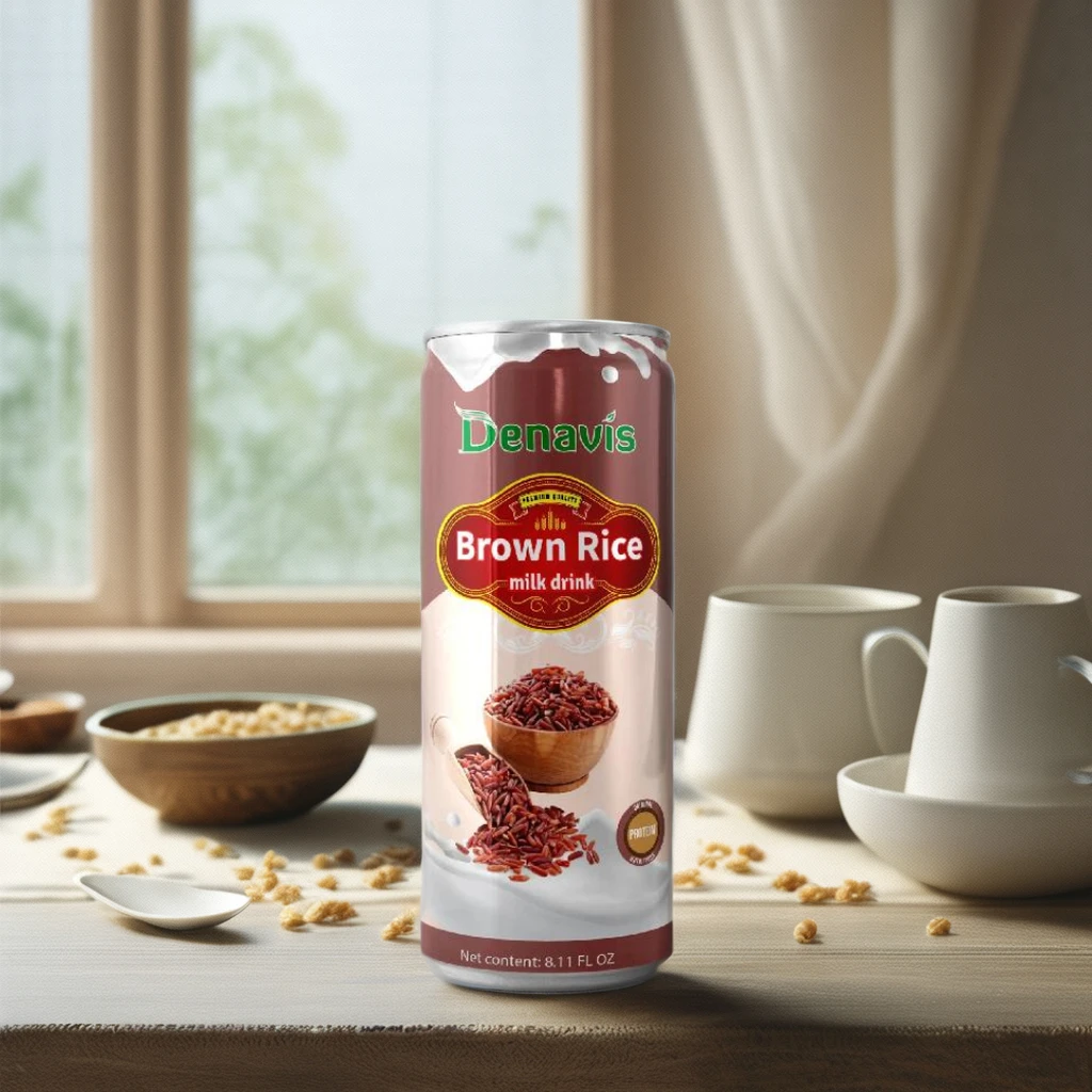 Wholesale|Private label - Nutritious Nut Milk Drink in 250ml Can - Almond/Brown Rice/Oat/Walnut - Free sample